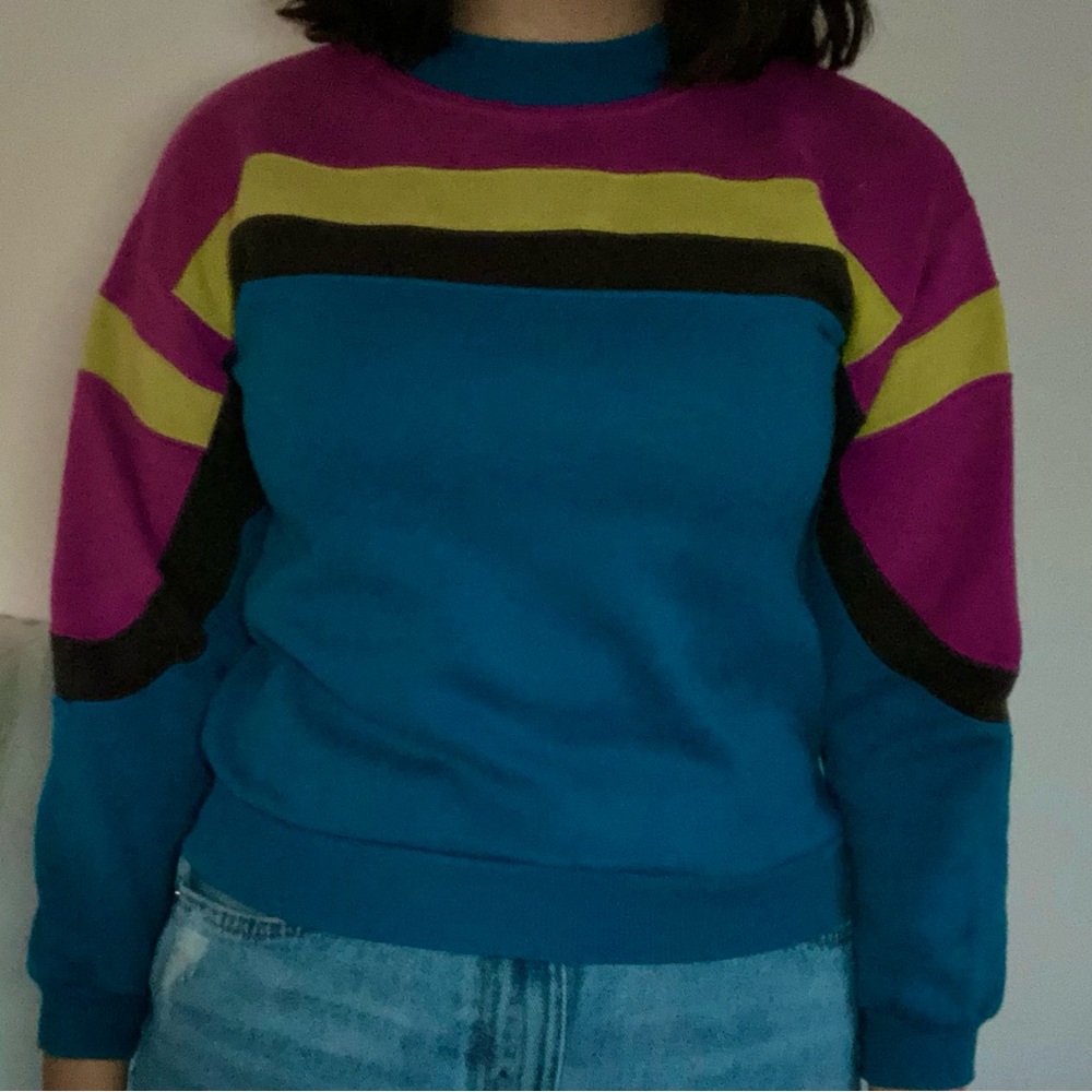 APPARATUS STRIPED MULTICOLOR CREWNECK - Picture 4 of 5